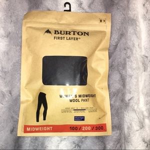 NWOT Burton Midweight Wool Pant